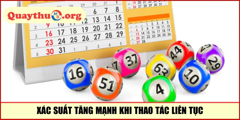 Xác suất tăng mạnh khi thao tác liên tục